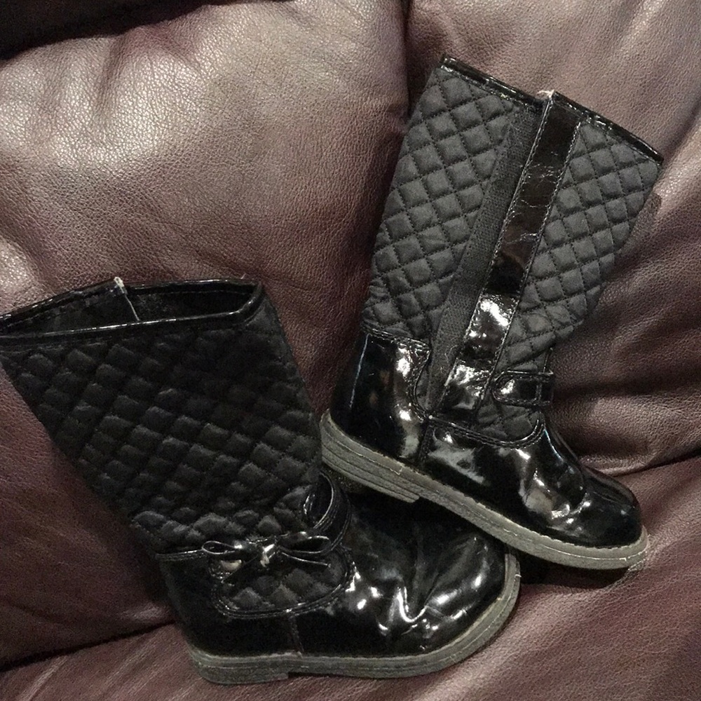 Black boots -Toddler